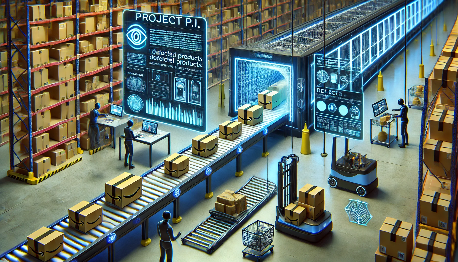 Amazon Utilise l'IA pour Détecter les Produits Défectueux 